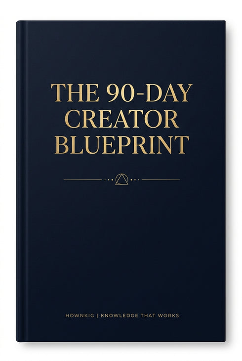 The 90-Day Creator Blueprint - eBook Cover