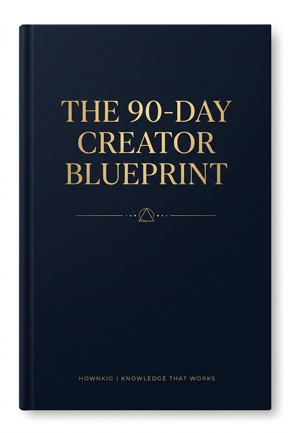 The 90-Day Creator Blueprint - eBook Cover