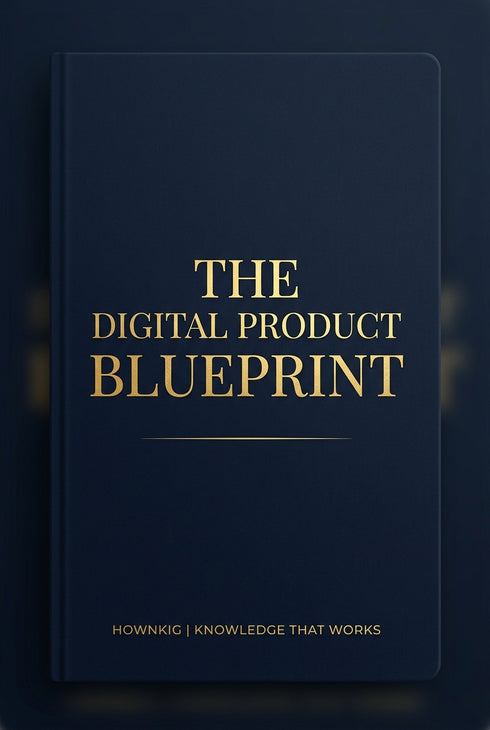 The Digital Product Blueprint - eBook Cover