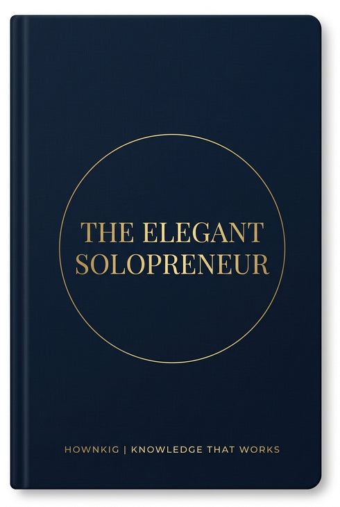 The Elegant Solopreneur - eBook Cover
