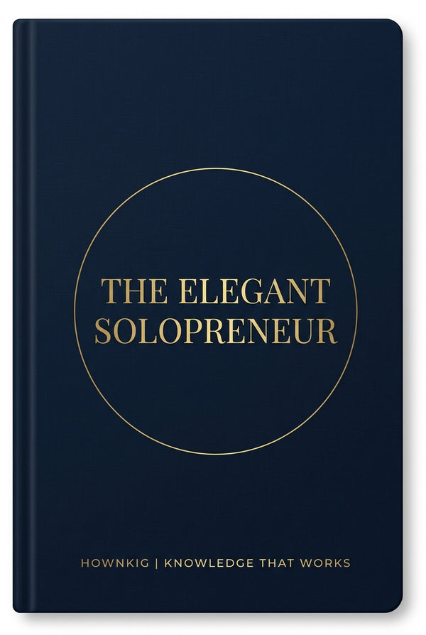 The Elegant Solopreneur - eBook Cover