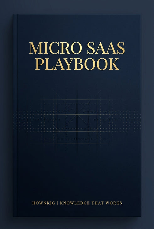 Micro SaaS Playbook - eBook Cover